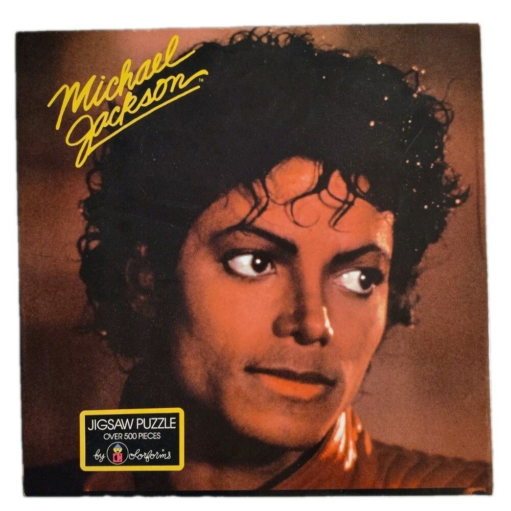 1984 MICHAEL JACKSON A Shining Star JIGSAW PUZZLE 500+ Pieces Colorforms